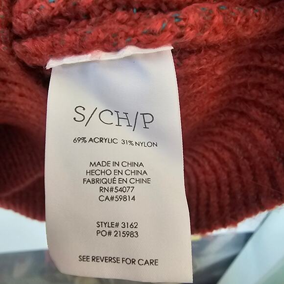 Cabi Oversized Shawl Collar Cardigan Sweater Rust Brown Size S - Picture 4 of 7